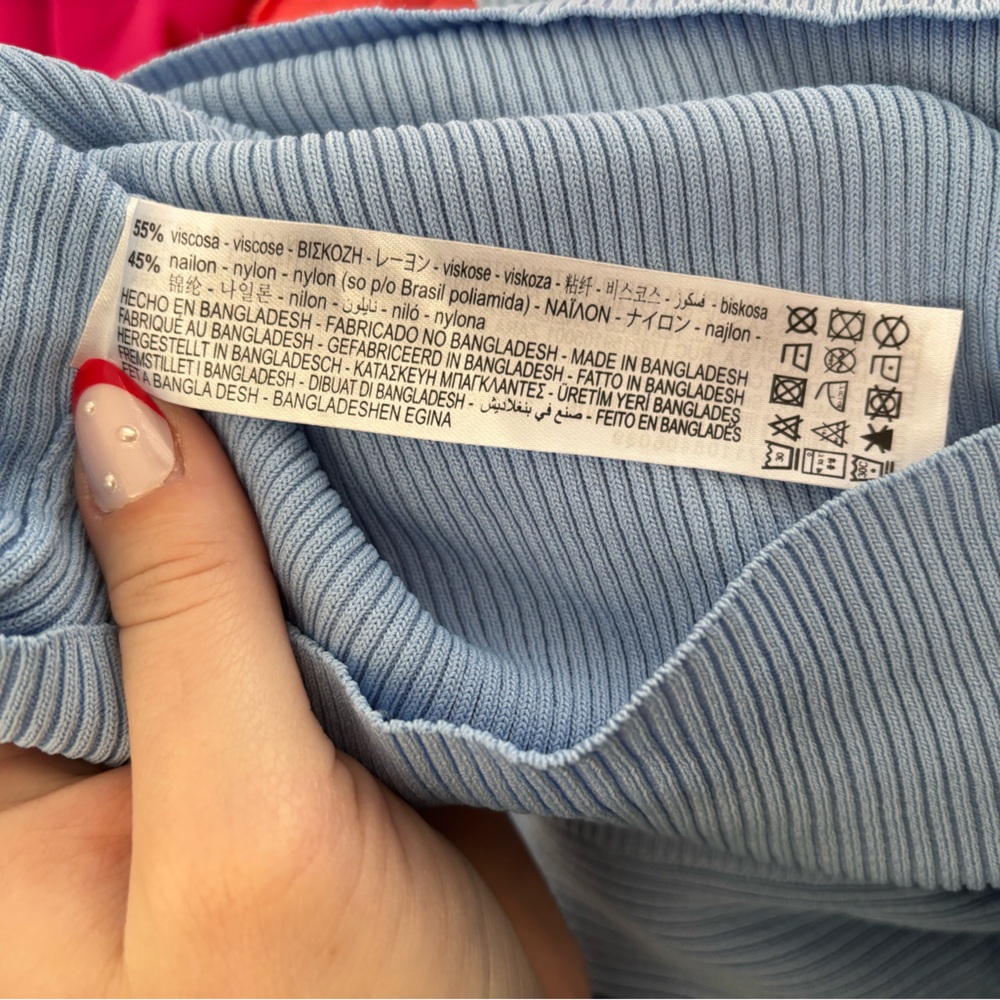 Zara Ribbed Knit Top - Picture 5 of 5